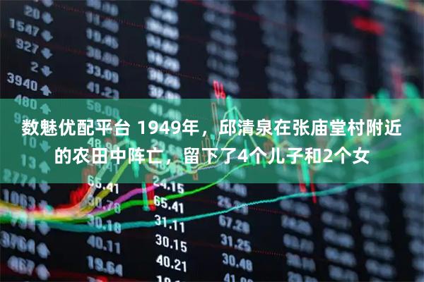 数魅优配平台 1949年，邱清泉在张庙堂村附近的农田中阵亡，留下了4个儿子和2个女
